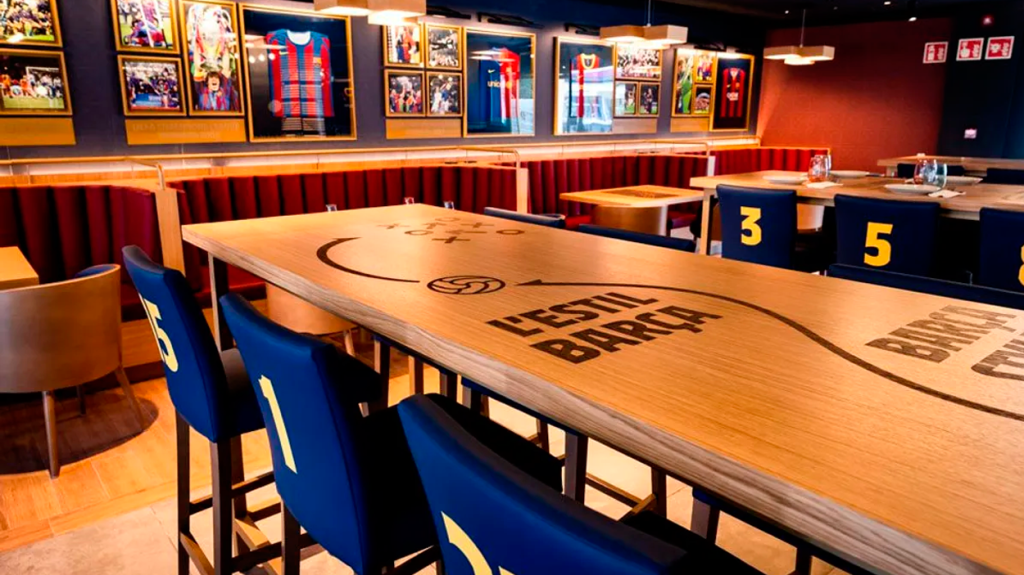 Interior del Barça Café / FC BARCELONA