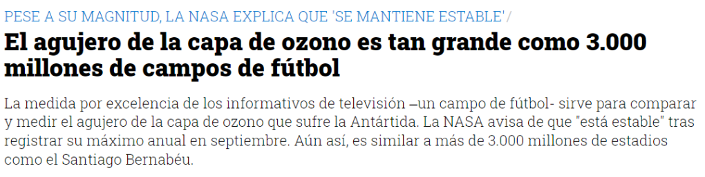'El agujero de la capa de ozono es tan grande como 3.000 millones de campos de fútbol' | LA SEXTA, 2014