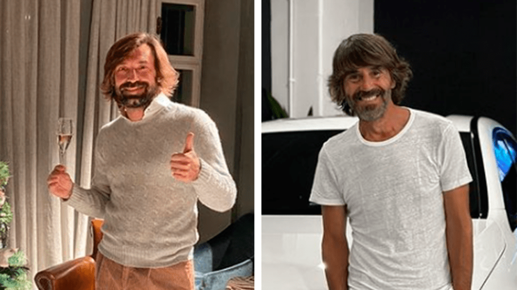 Andrea Pirlo y Santi Millán / INSTAGRAM