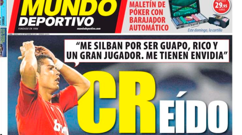 "Creído" ('Mundo Deportivo', 2011)