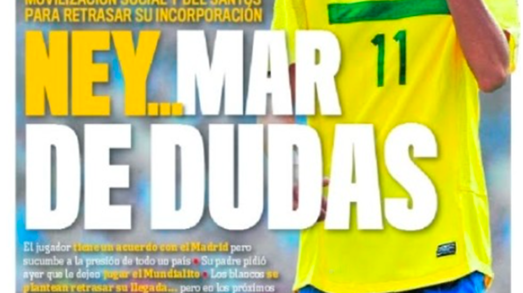 "Ney...mar de dudas" ('Marca', 2011)