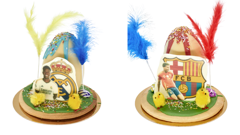 Vinícius y Lamine Yamal, Madrid y Barça: la rivalidad llega a las monas de Rachel's Cake