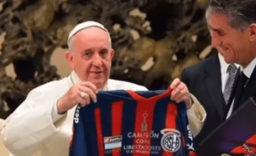 Francisco con la camiseta de San Lorenzo, 2014 / SAN LORENZO