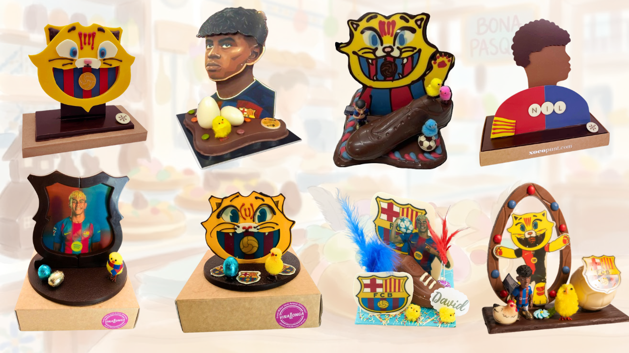 Monas de Pascua de Lamine Yamal y CAT